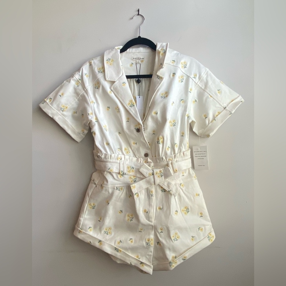 NWT For Love & Lemons Waverly romper